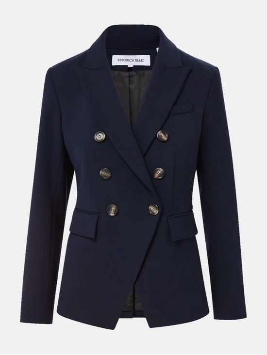 Veronica Beard Jackets & Blazers - Veronica Beard NWT Miller Dickey Jacket Navy Double-Breasted Blazer Size 8